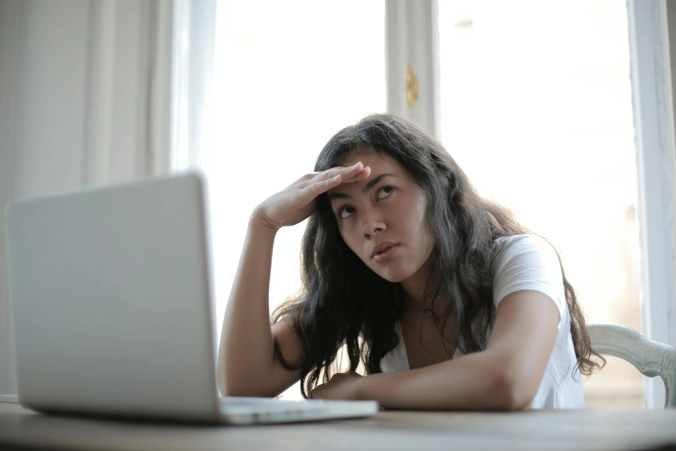 Lady feeling confused about where to start with her product update