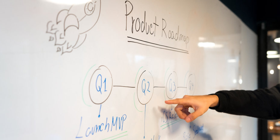 individual-pointing-whiteboard-with-roadmap-services