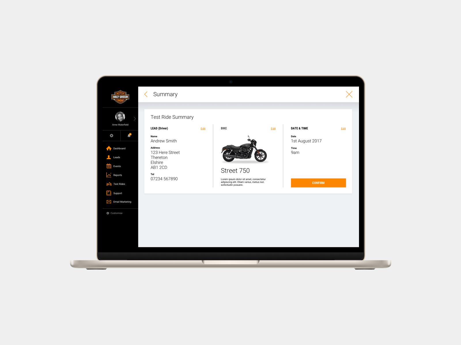 screenshot-summary-screen-harley-davidson-work